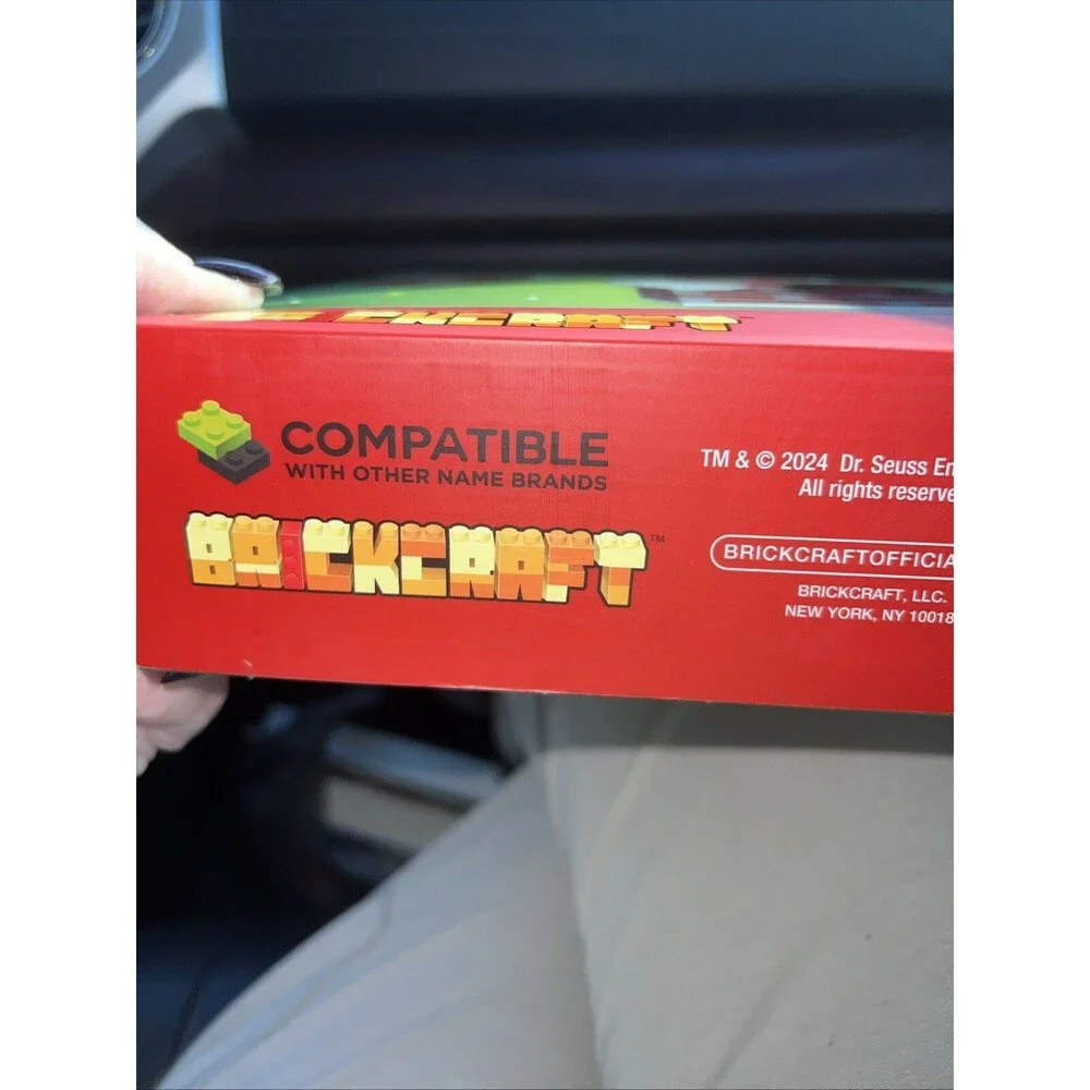 BrickCraft Up The Chimney Grinch 504pc Christmas Holiday Brick Building Kit *NEW